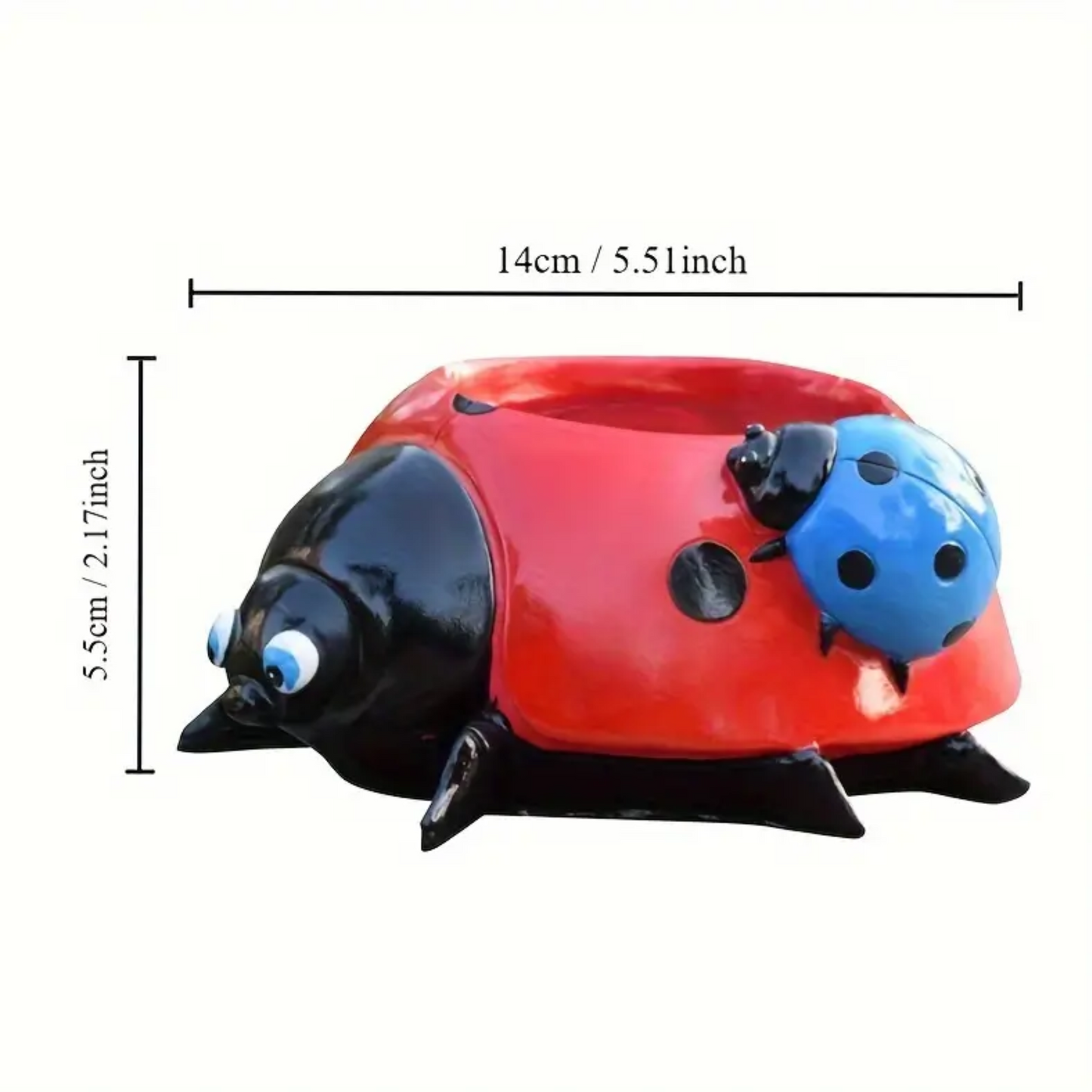 Red Ladybug Planter