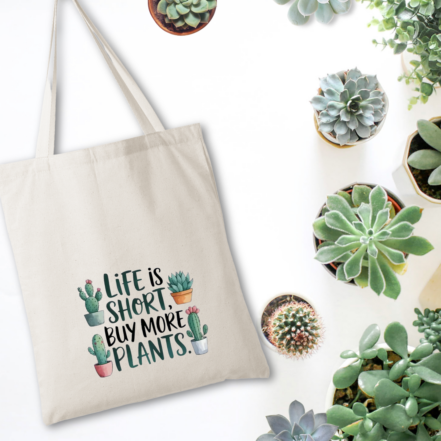 'Life Is Short' Tote Bag