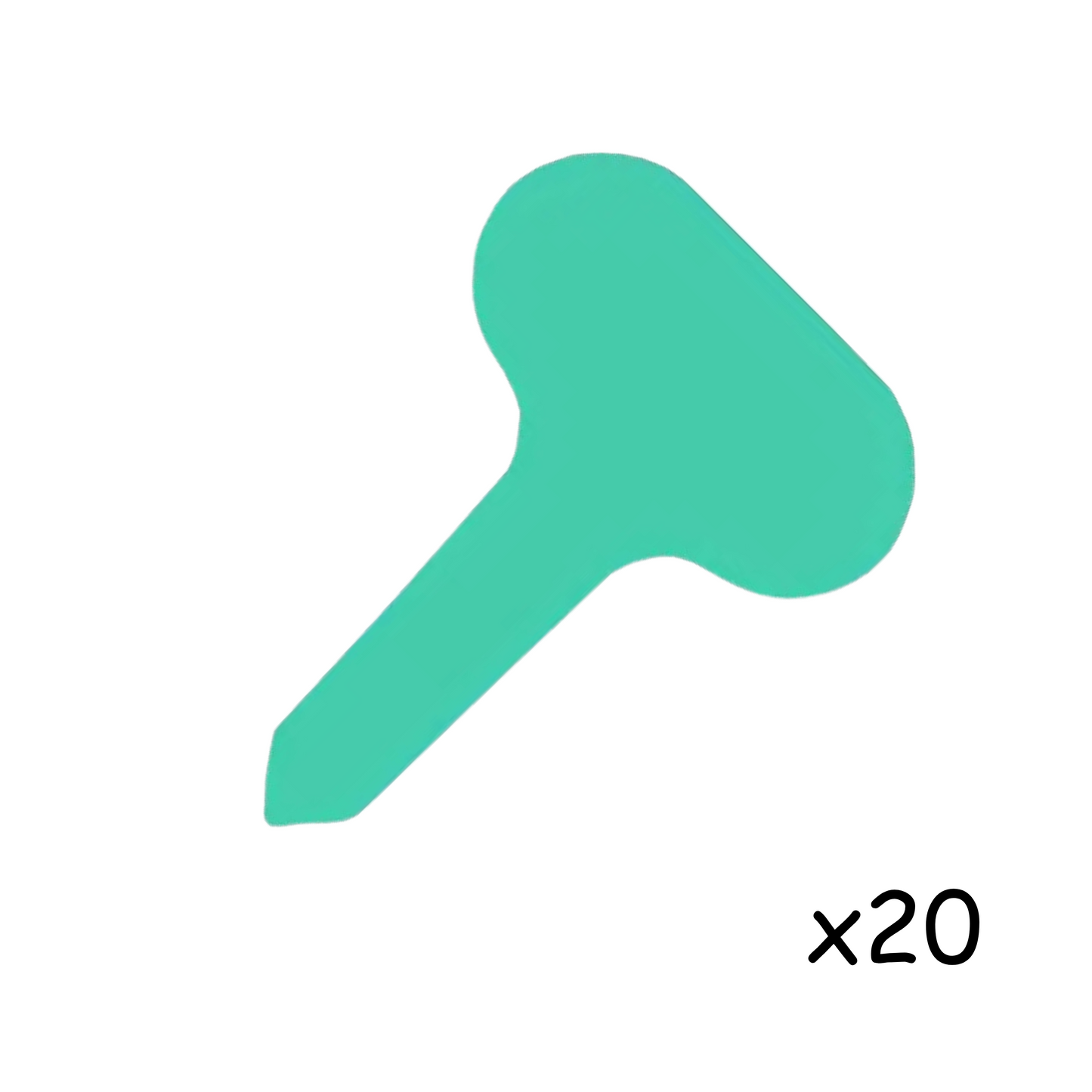 Reusable Plant Identification 'T' Tag Markers