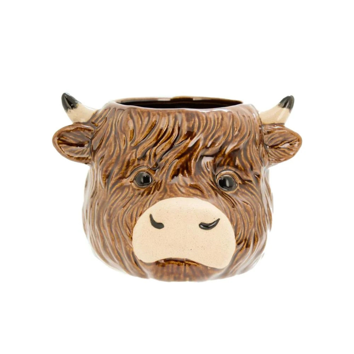 'Highland Cow' Head Planter