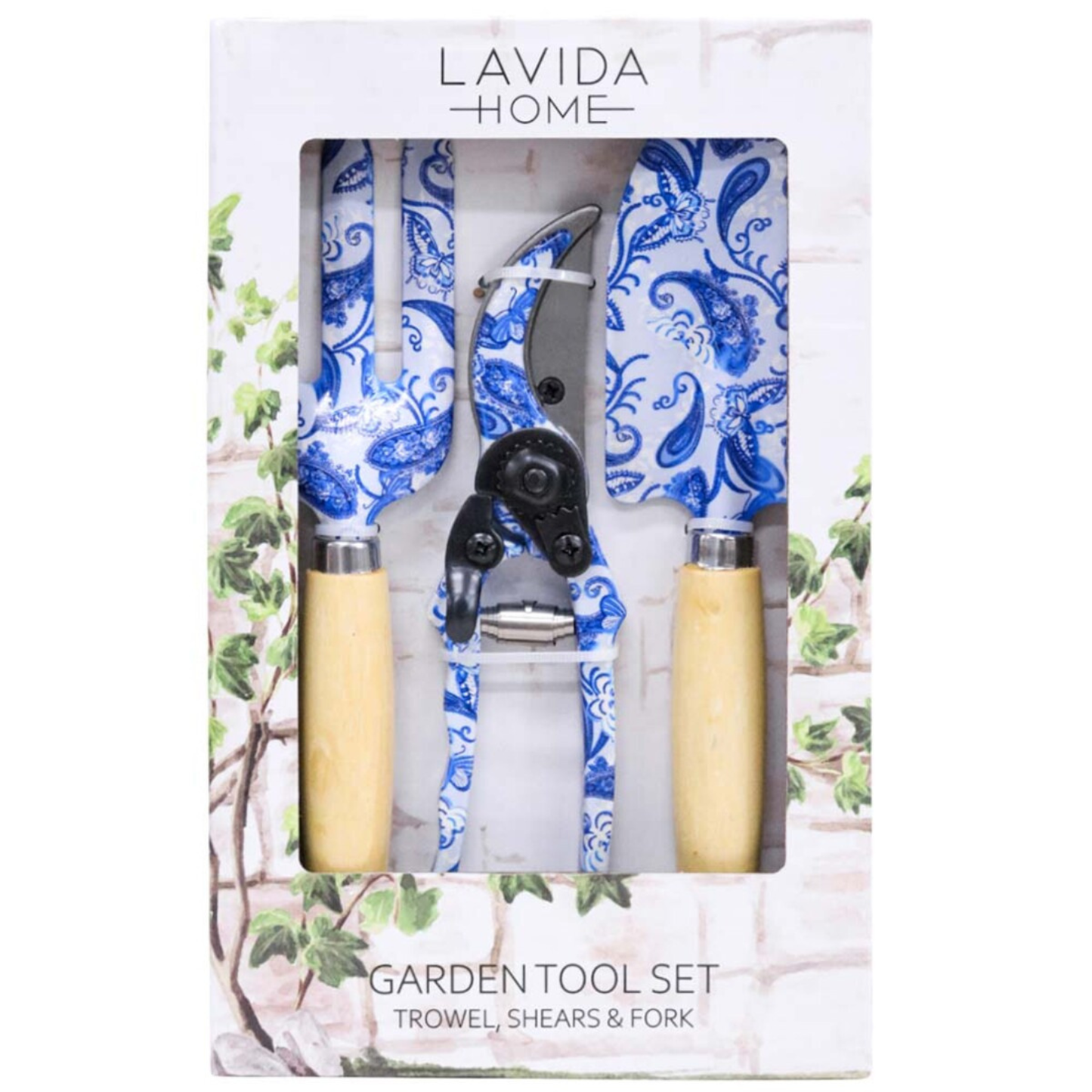 'Hamptons' 3-piece garden tools set