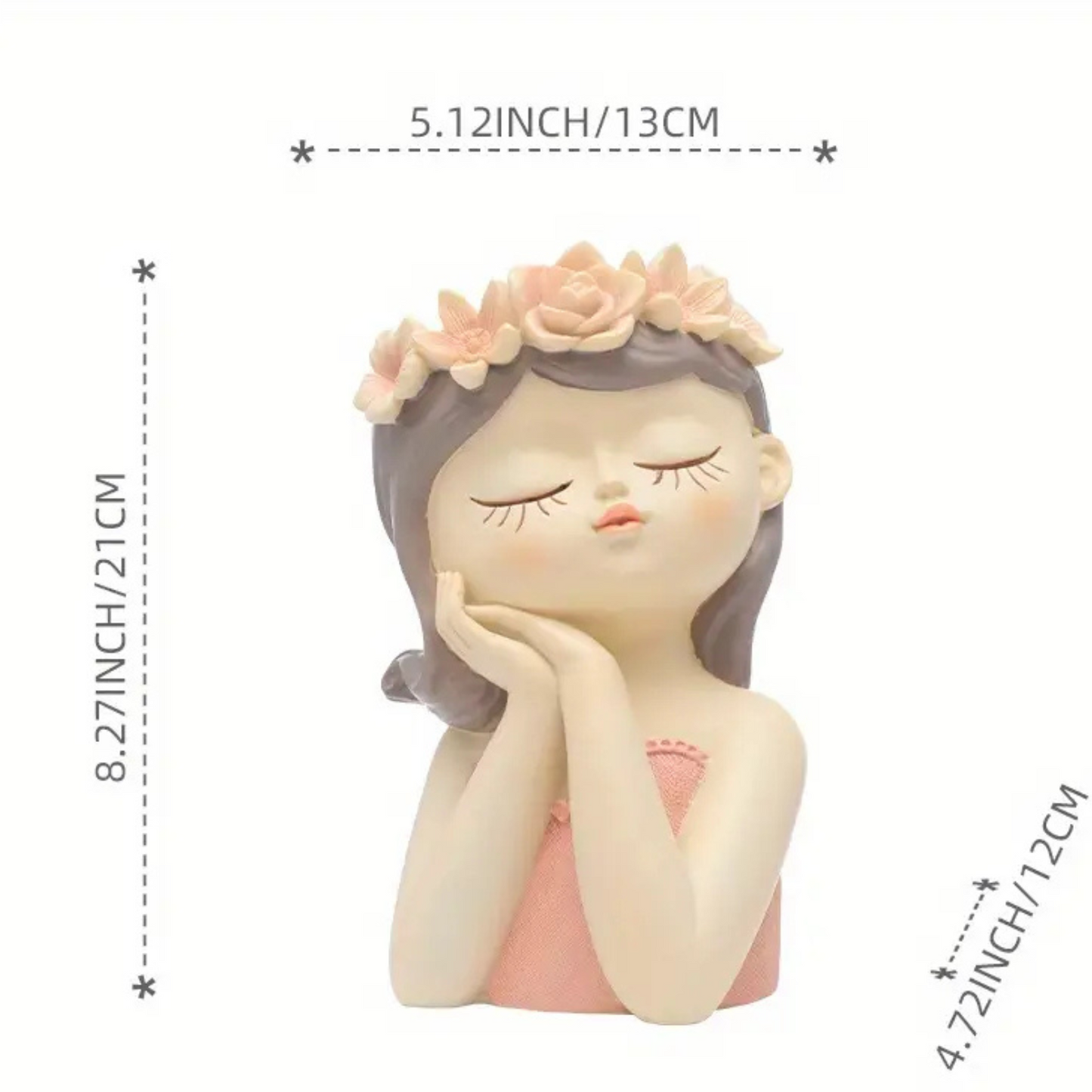 'Dreaming Girl' Planter (Medium)