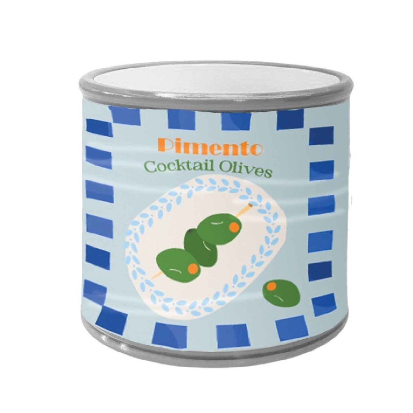 'Cocktail Olives' Can Planter