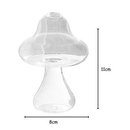 Glass Mushroom Propagating Vase
