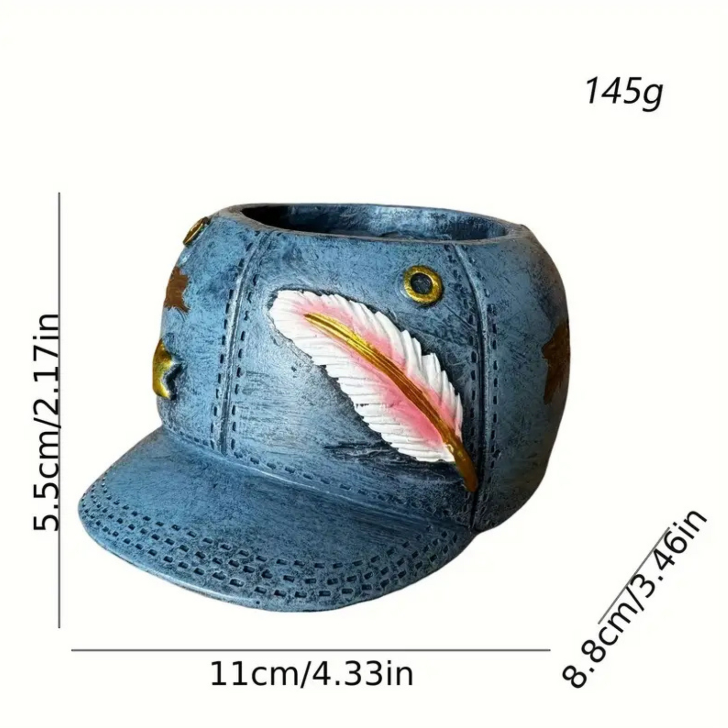 Denim Cap Planter (small)