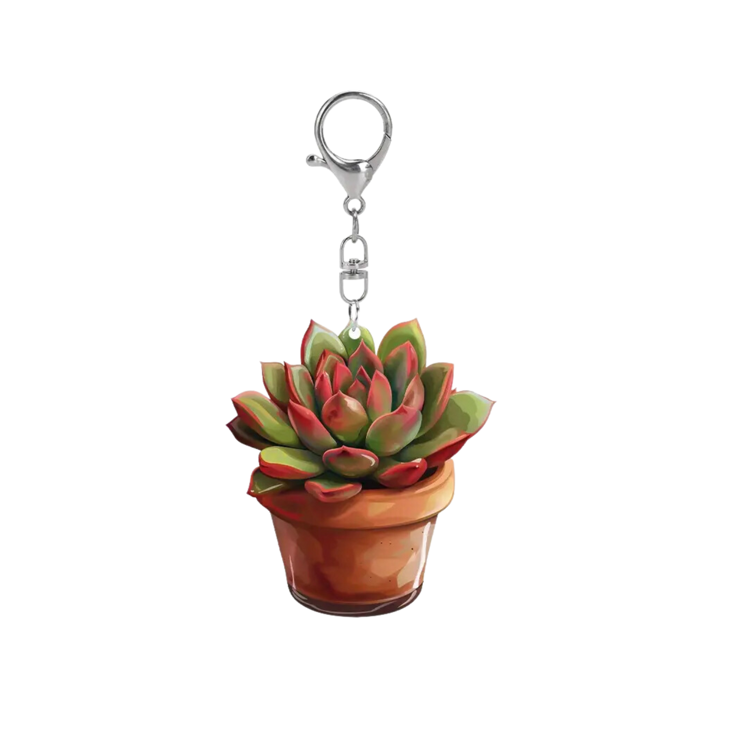 Succulent Keyring