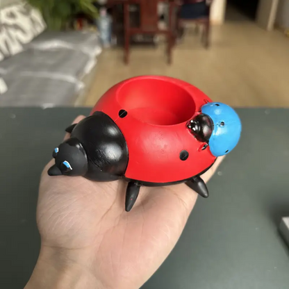 Red Ladybug Planter