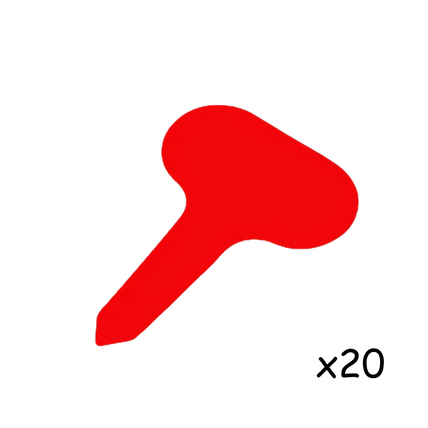 Reusable Plant Identification 'T' Tag Markers