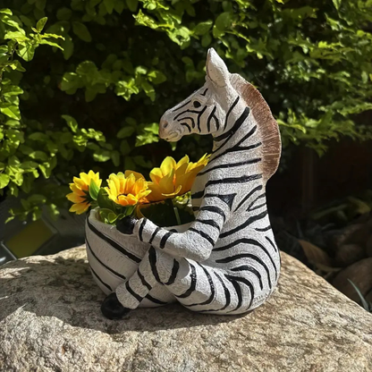 'Zebra' planter