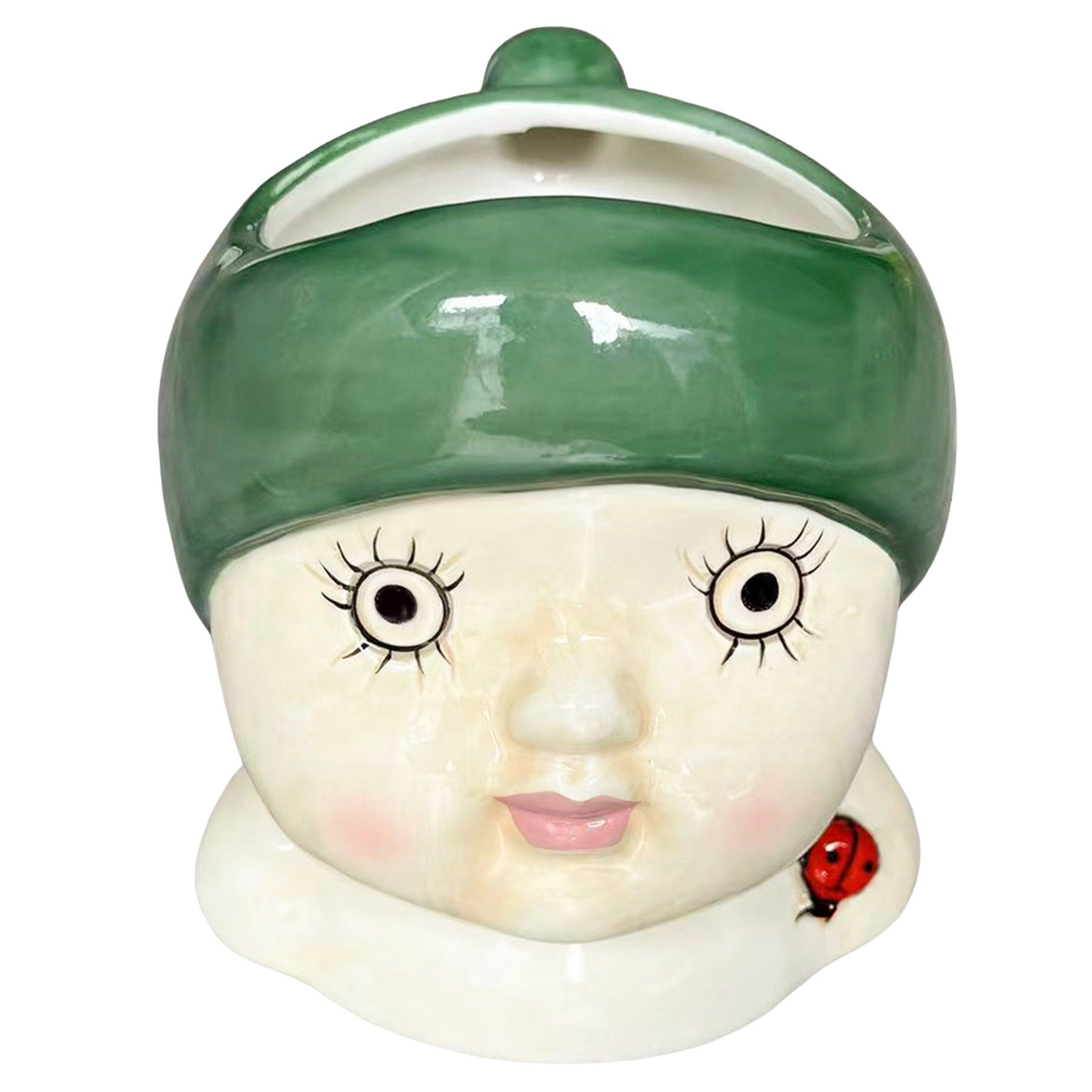 May Gibbs 'Gumnut Baby' Planter Green