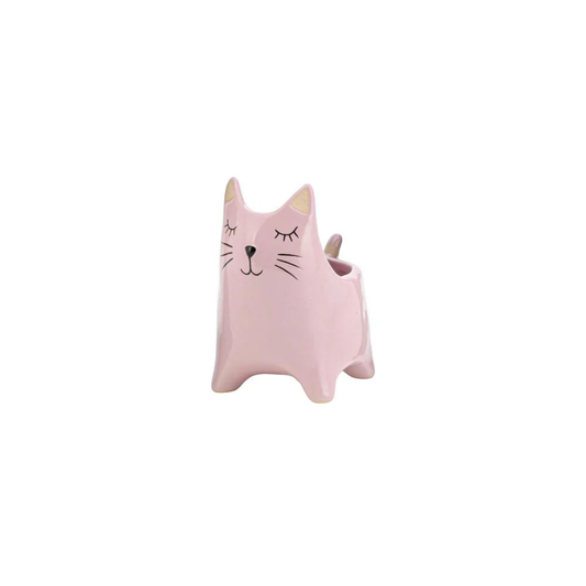 'Pink Cat' Planter (small)