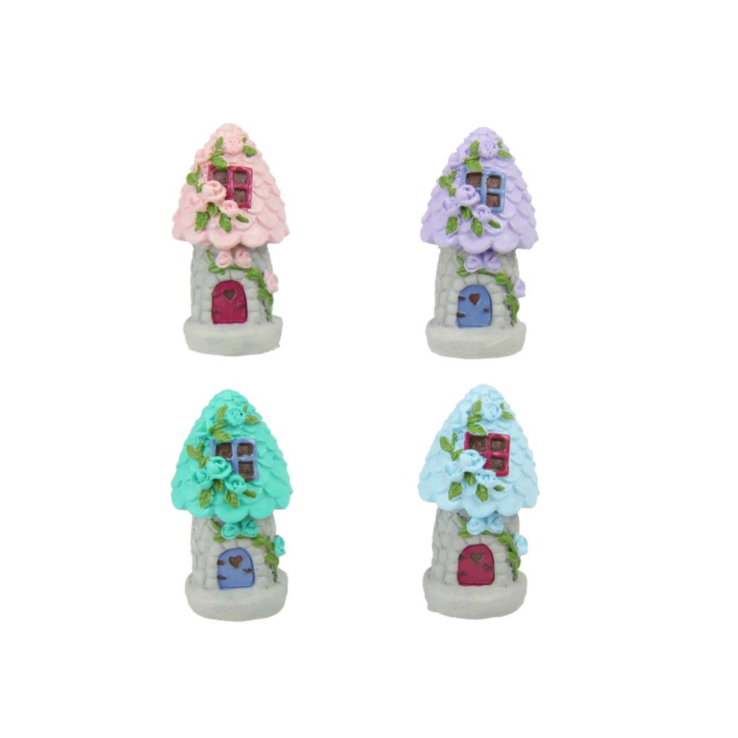 Mini Fairy Garden House (set of 2) Random